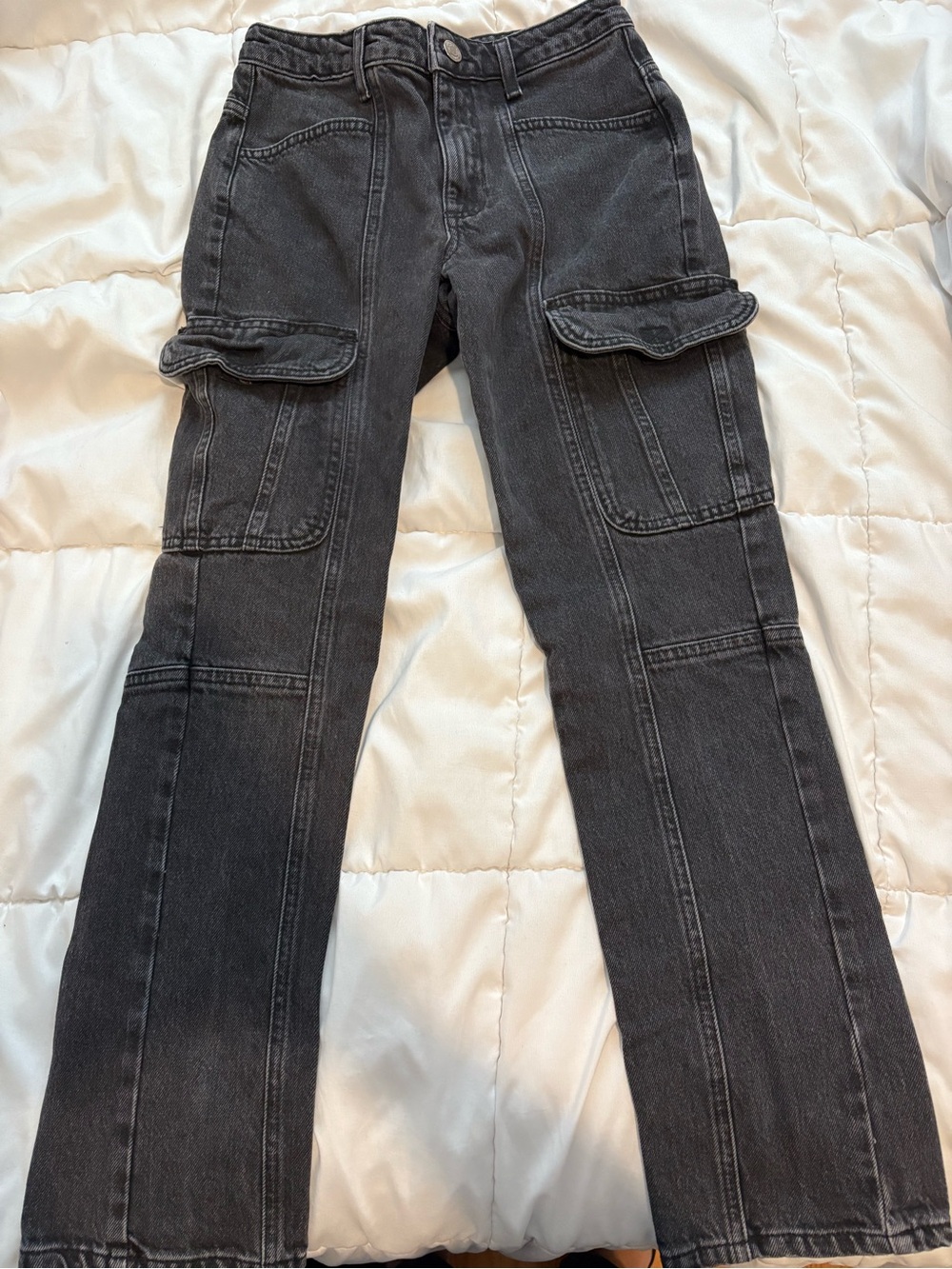 Zara Black Cargo  Kids Jeans